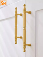 Tay nắm tủ đồng thau Châu Âu sang trọng JZ929
