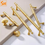 Tay nắm tủ đồng thau Châu Âu sang trọng JZ929
