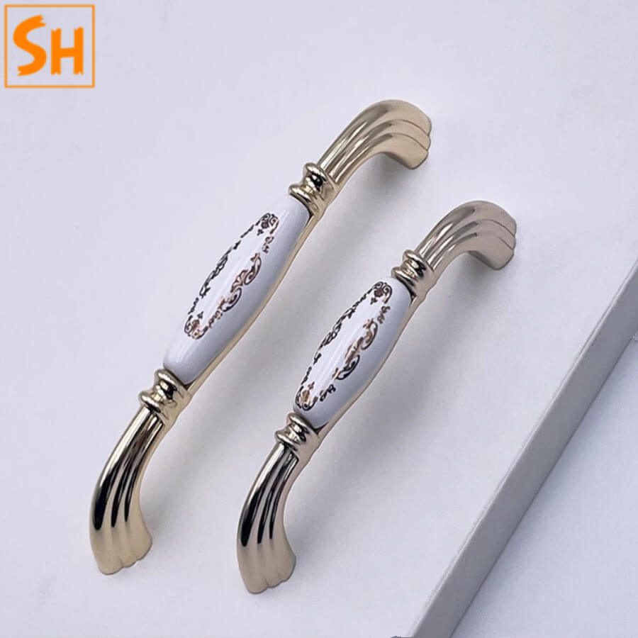 Tay nắm tủ gốm sứ Châu Âu sang trọng SHL7544 Tay nắm tủ gốm sứ Châu Âu sang trọng SHL7544