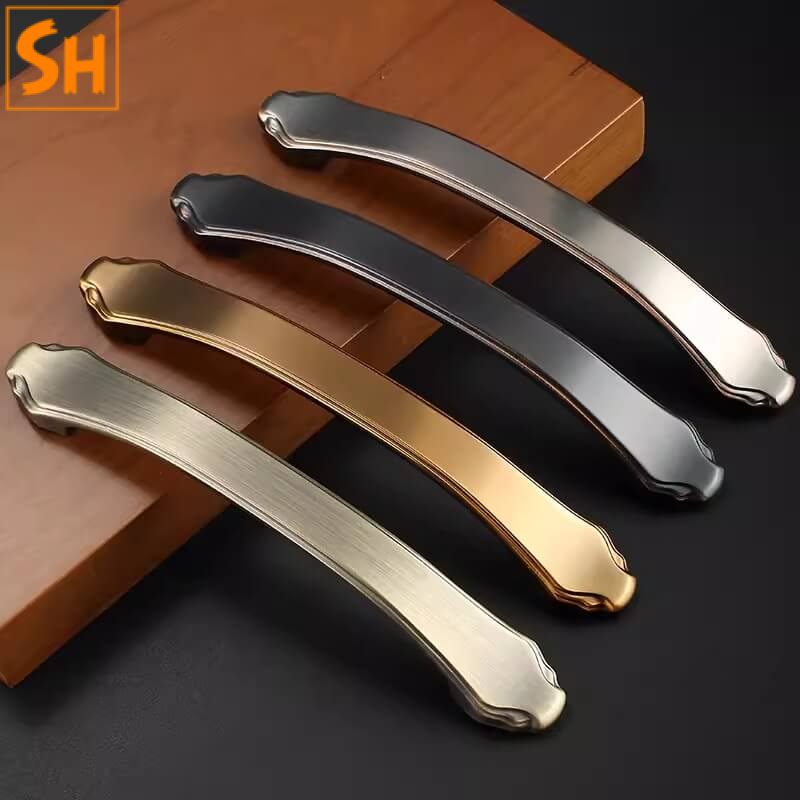 Tay nắm tủ hợp kim kẽm tân cổ điển SHN6587 Tay nắm tủ hợp kim kẽm tân cổ điển SHN6587