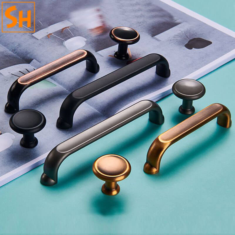 Tay nắm tủ hợp kim kẽm tối giản hiện đại L8105 Tay nắm tủ hợp kim kẽm tối giản hiện đại L8105