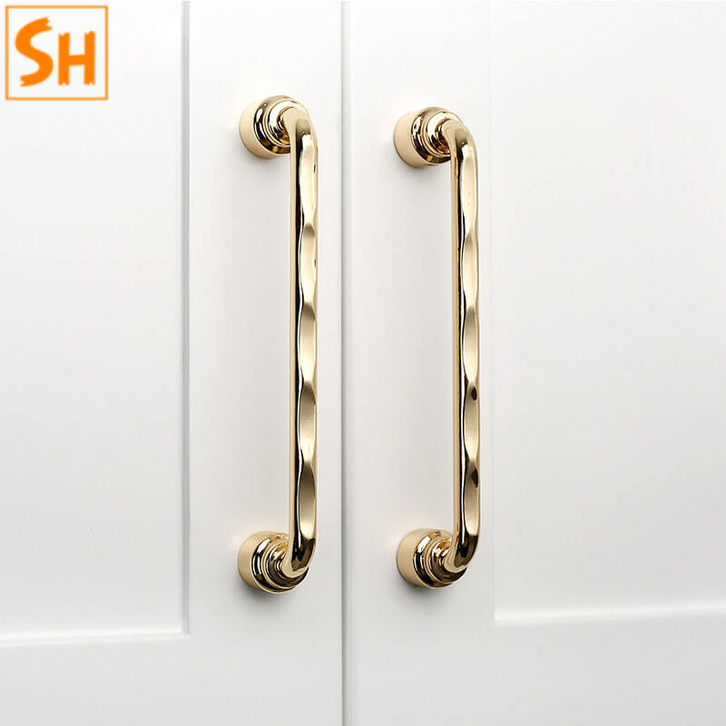 Tay nắm tủ hợp kim kẽm gợn sóng SHQ3302 Tay nắm tủ hợp kim kẽm gợn sóng SHQ3302
