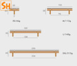 Tay nắm tủ hình lục giác bằng đồng đặc cao cấp SH.L3109