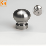 Núm tay nắm kéo tủ hợp kim nhôm chân đế dày UFN6575