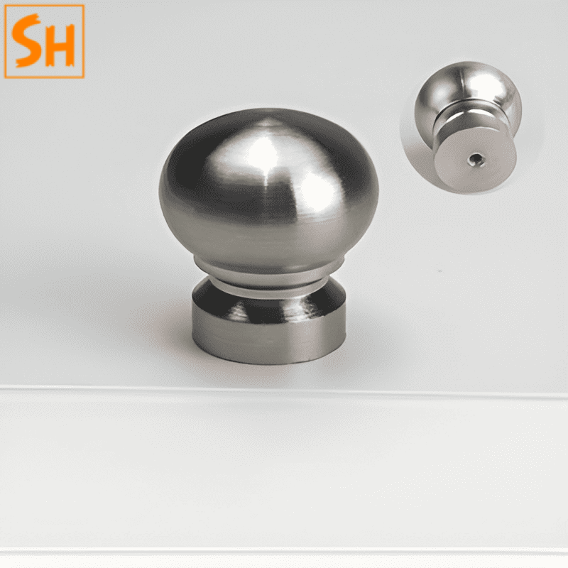 Núm tay nắm kéo tủ hợp kim nhôm chân đế dày UFN6575 Núm tay nắm kéo tủ hợp kim nhôm chân đế dày UFN6575