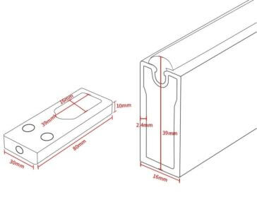 Suốt treo quần áo cố định loại dày cao cấp DL-V021.016