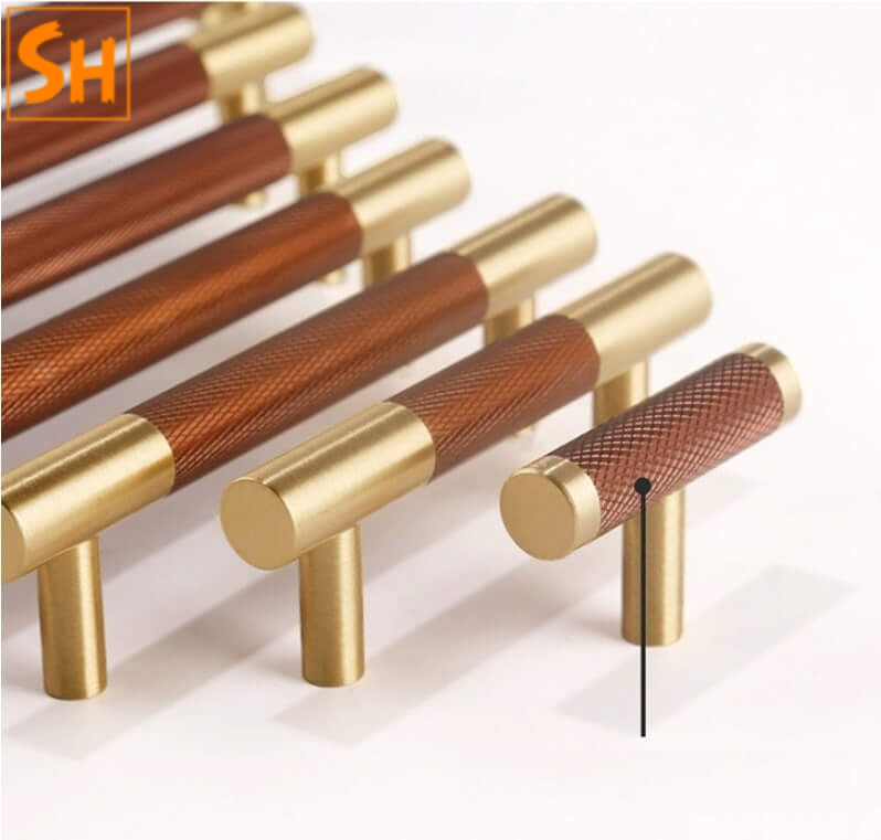 Tay nắm tủ bằng đồng brass hiện đại tối giản T2933N -1 Tay nắm tủ bằng đồng brass hiện đại tối giản T2933N -1
