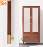 Tay nắm tủ bằng đồng brass hiện đại tối giản T2933N -12