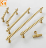 Tay nắm tủ đồng thau phong cách retro GBH662C-1