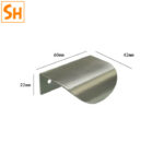 Tay nắm tủ móc kéo bằng inox 304 tối giản SH-ZWS60