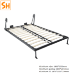 Phụ kiện giường xếp gọn âm tủ BTC1800 dọc