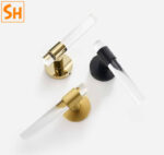 Khoá cửa tay gạt trong suốt Châu Âu hiện đại KDC6809 a