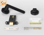 Khóa cơ không chìa phòng vệ sinh tối giản DFL-713BL b