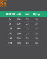 Tay nắm tủ gỗ cao su màu nhạt trơn SH3136 b