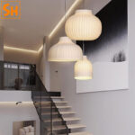 Đèn vải trang trí nhà hàng kiểu Nhật Bản SHX152
