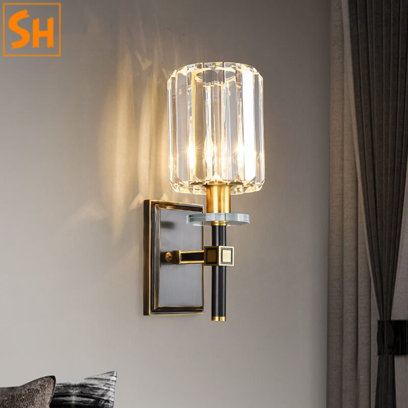 Đèn tường cầu thang pha lê bóng Led SH3530 Đèn tường cầu thang pha lê bóng Led SH3530