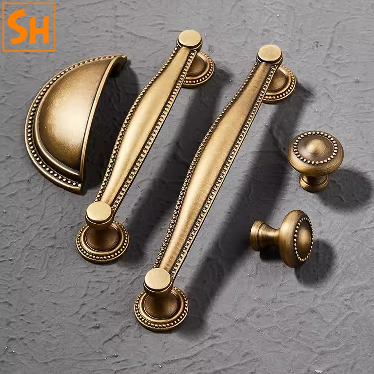 Tay nắm tủ Retro kiểu Pháp SH.LO115 Tay nắm tủ Retro kiểu Pháp SH.LO115