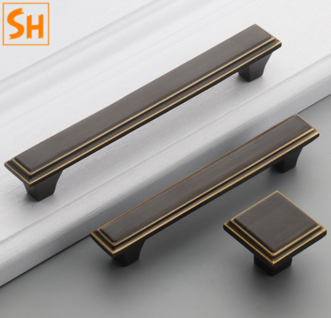 Tay nắm tủ đồng tủ bếp Retro SHM5551-B