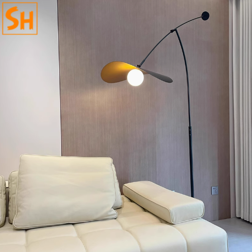 Đèn sàn retro cần câu cá góc sofa YG3317 3
