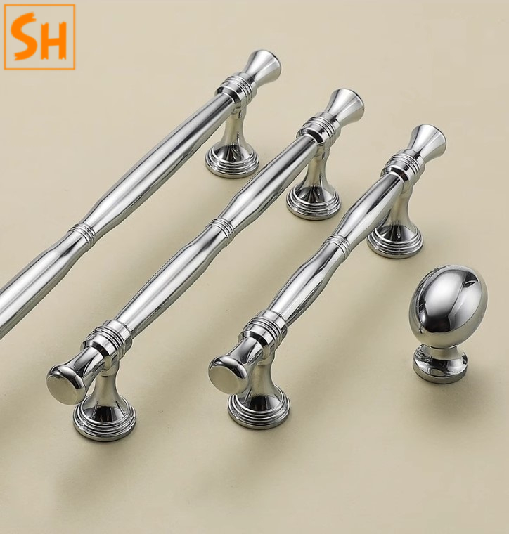 Tay nắm ngăn kéo tủ bằng đồng kiểu Pháp SHTXC109.T.DD