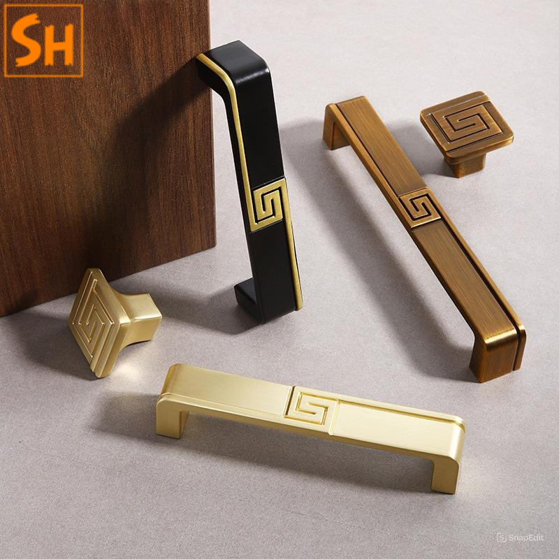 Tay nắm tủ ZM8028.DD Tay nắm tủ hợp kim kẽm phong cách Trung Hoa ZM8028
