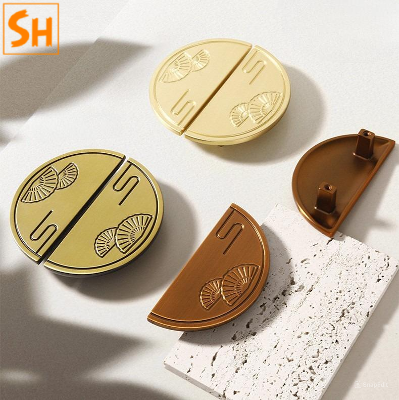 Tay nắm tủ bán nguyệt họa tiết cánh quạt SH2418.7