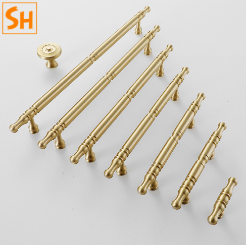 Tay nắm tủ áo bằng đồng phong cách Bắc Âu AM5156.40