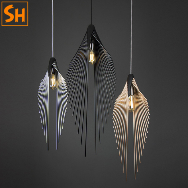 Đèn thả trang trí không gian hình cánh chim xòe YM1225 3