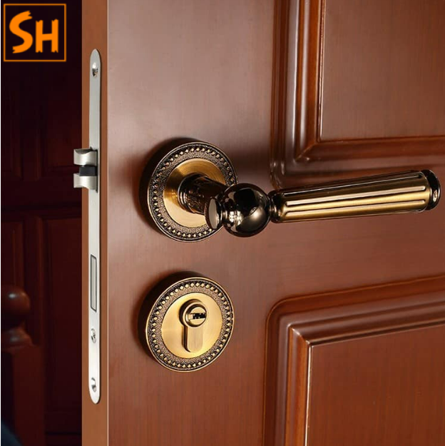 Khóa cửa phòng kiểu Ý hợp kim kẽm VAN4654 0