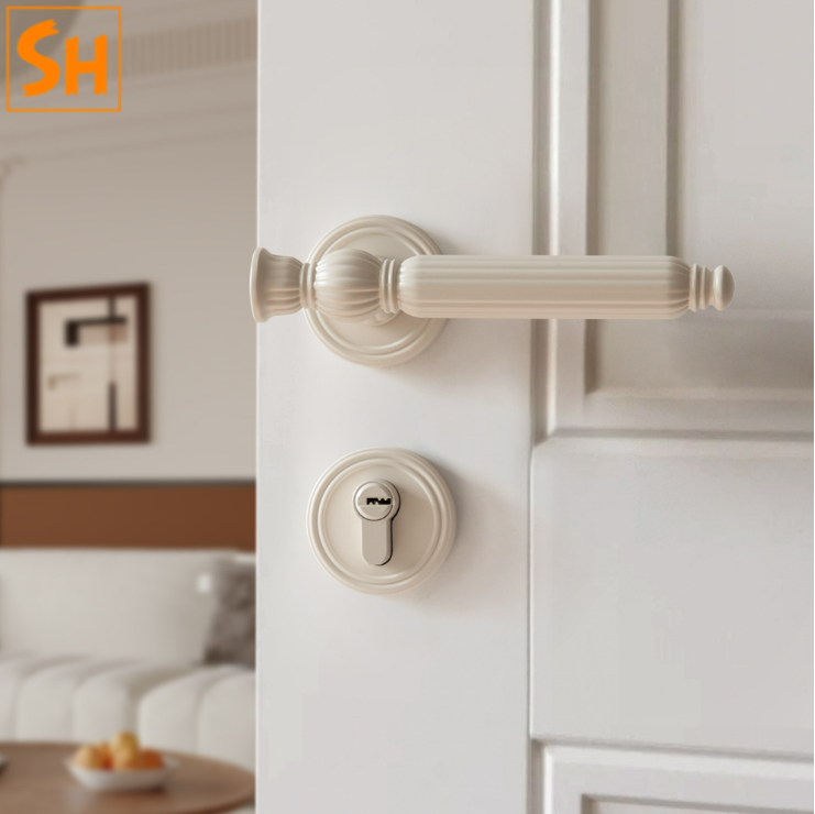 Khóa cửa phòng làm việc kiểu Mỹ sang trọng F80-6052