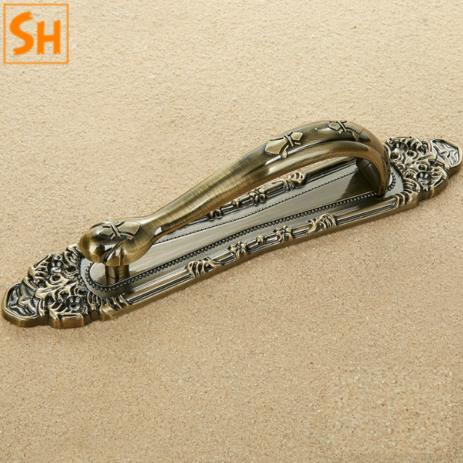 Stylehome-Tay nắm cửa đồng cổ Châu Âu hợp kim kẽm YW925