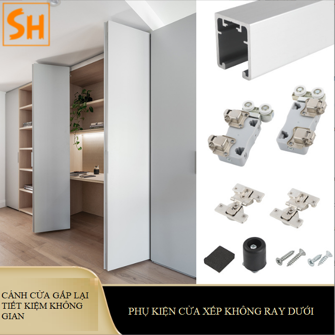 phu-kien-cua-lua-canh-xep-cho-tu-ao-khong-ray-yg225-1 Phụ kiện cửa lùa cánh xếp cho tủ áo không ray YG225 1