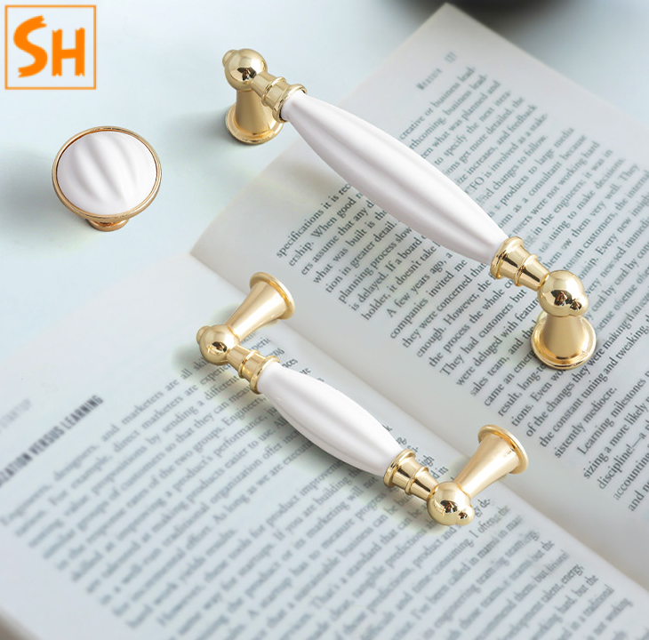 Tay nắm tủ ngăn kéo gốm sứ hiện đại SH5054 1