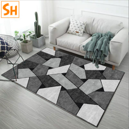 Thảm lót sàn hình học thời trang đa năng YZ572W