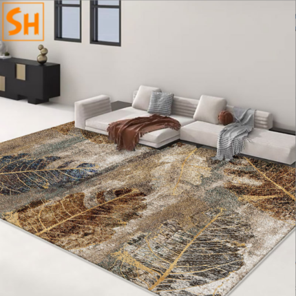 Thảm lót sàn vintage hoa văn nghệ thuật XY14427