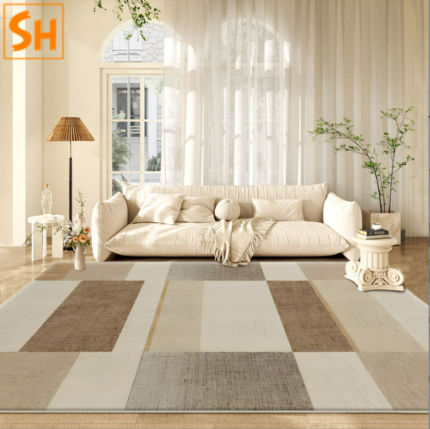 Thảm phòng khách cashmere phong cách wabi-sabi RZH20