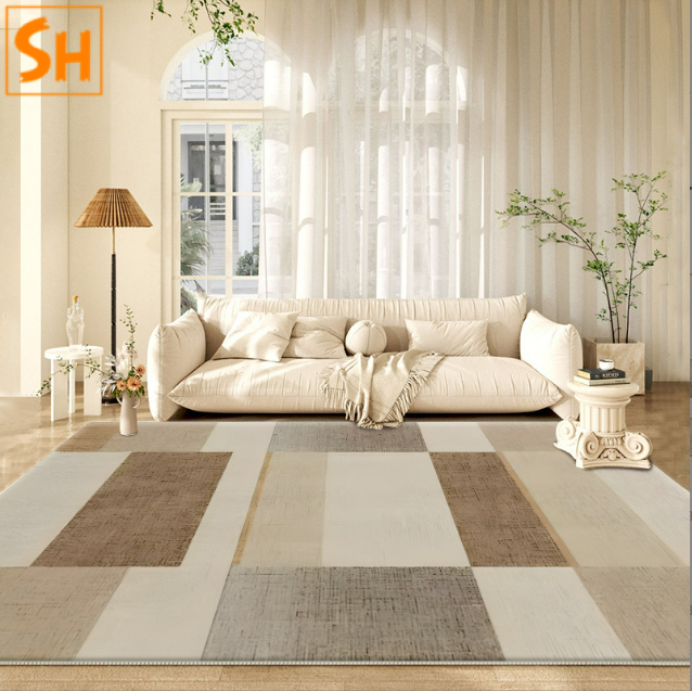 Thảm phòng khách cashmere phong cách wabi-sabi RZH20 01 Thảm phòng khách cashmere phong cách wabi-sabi RZH20
