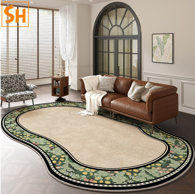Thảm phòng khách ghế sofa retro kiểu Pháp JR-0815