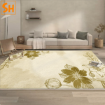 Thảm trải sàn hoa lá cách điệu XY24202