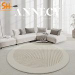 Thảm tròn Annecy thanh lịch JR202582