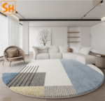 Thảm tròn lót sofa bàn học Vòng Glen JR02029