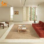 Thảm lót ghế sofa phong cách Wabi-Sabi JR0301