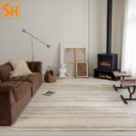 Thảm lông ngắn họa tiết vân gợn sóng DD1503