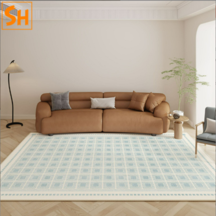 Thảm tân cổ điển họa tiết hình vuông JR2077C