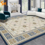 Thảm trang trí cashmere Âu Mỹ sang trọng YJ12503