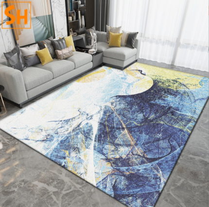 Thảm trang trí showroom loang màu hiện đại PM1