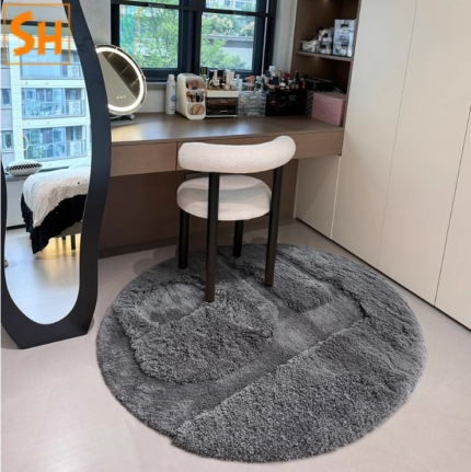 Thảm tròn lót sàn góc trang điểm DD1059