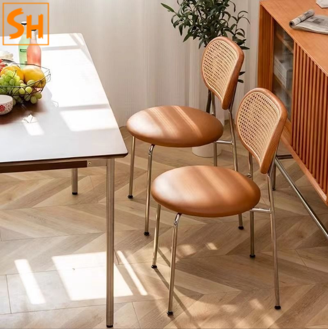 Ghế cafe lưng mây đan AL7643