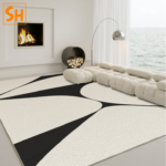 Thảm decor không gian nghĩ dưỡng tinh giản LN2125