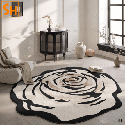 Thảm hoa hình dáng đặc biệt sang trọng FR1125